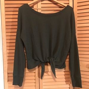 Abercrombie Front Tie Sweater